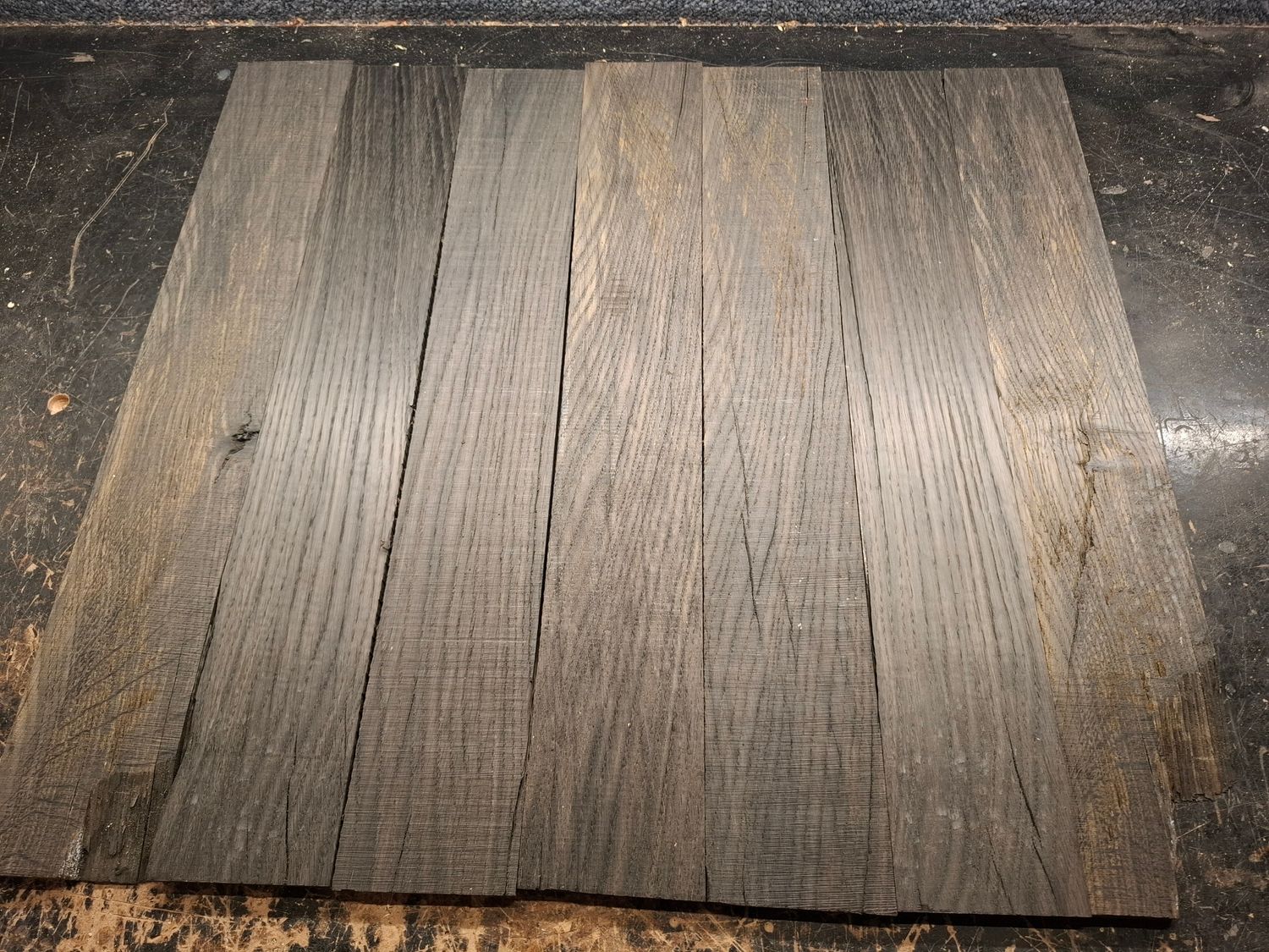 X7 Defective Bog Oak Fingerboards 12083