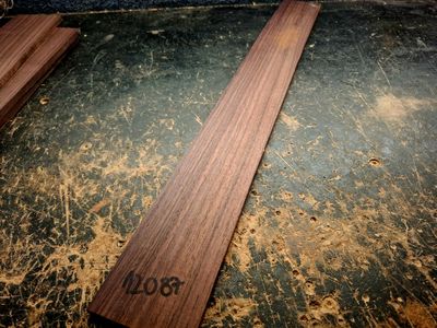 Indian Rosewood Bass Fingerboard Blank 12087