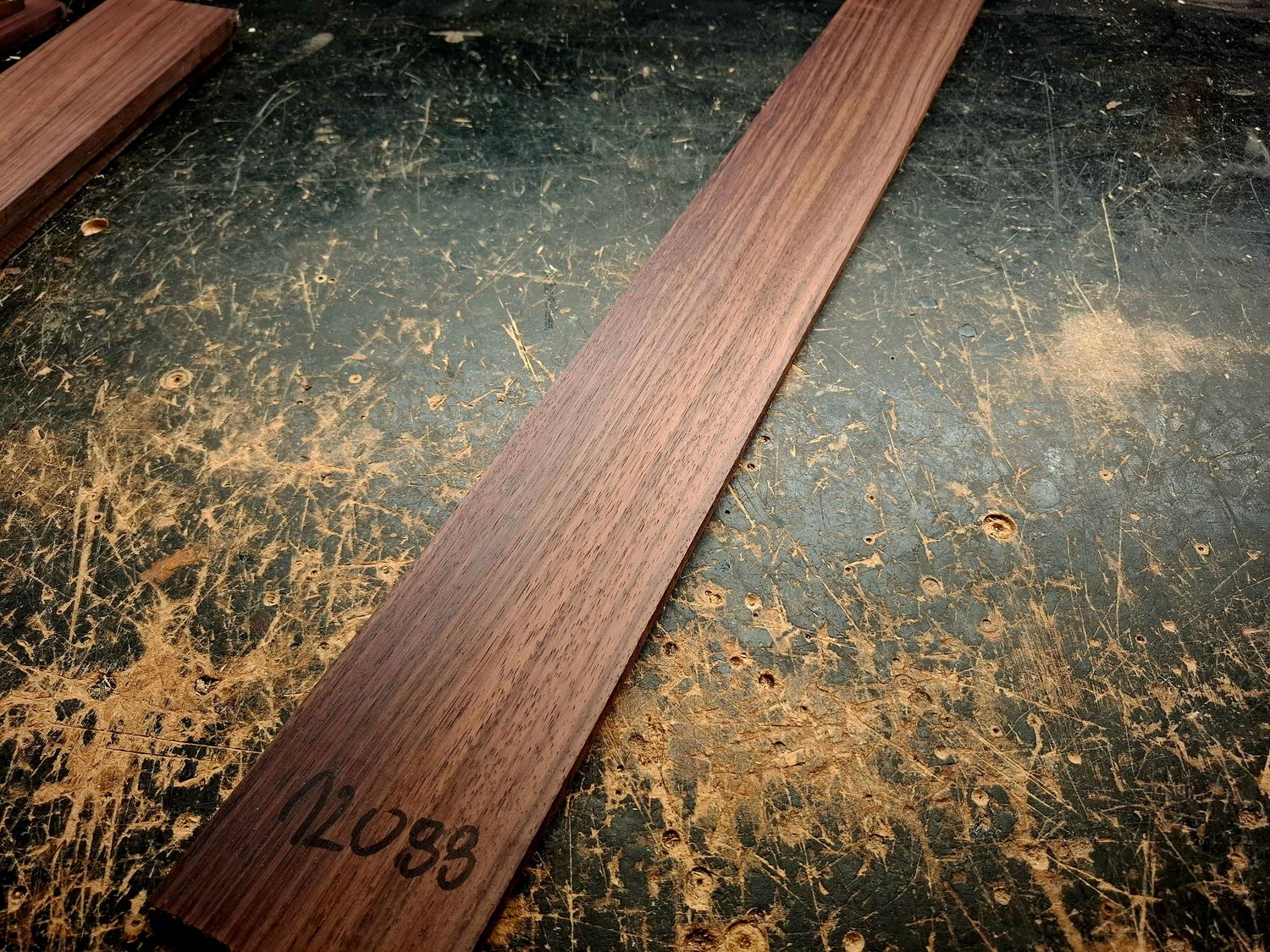 Indian Rosewood Bass Fingerboard Blank 12088