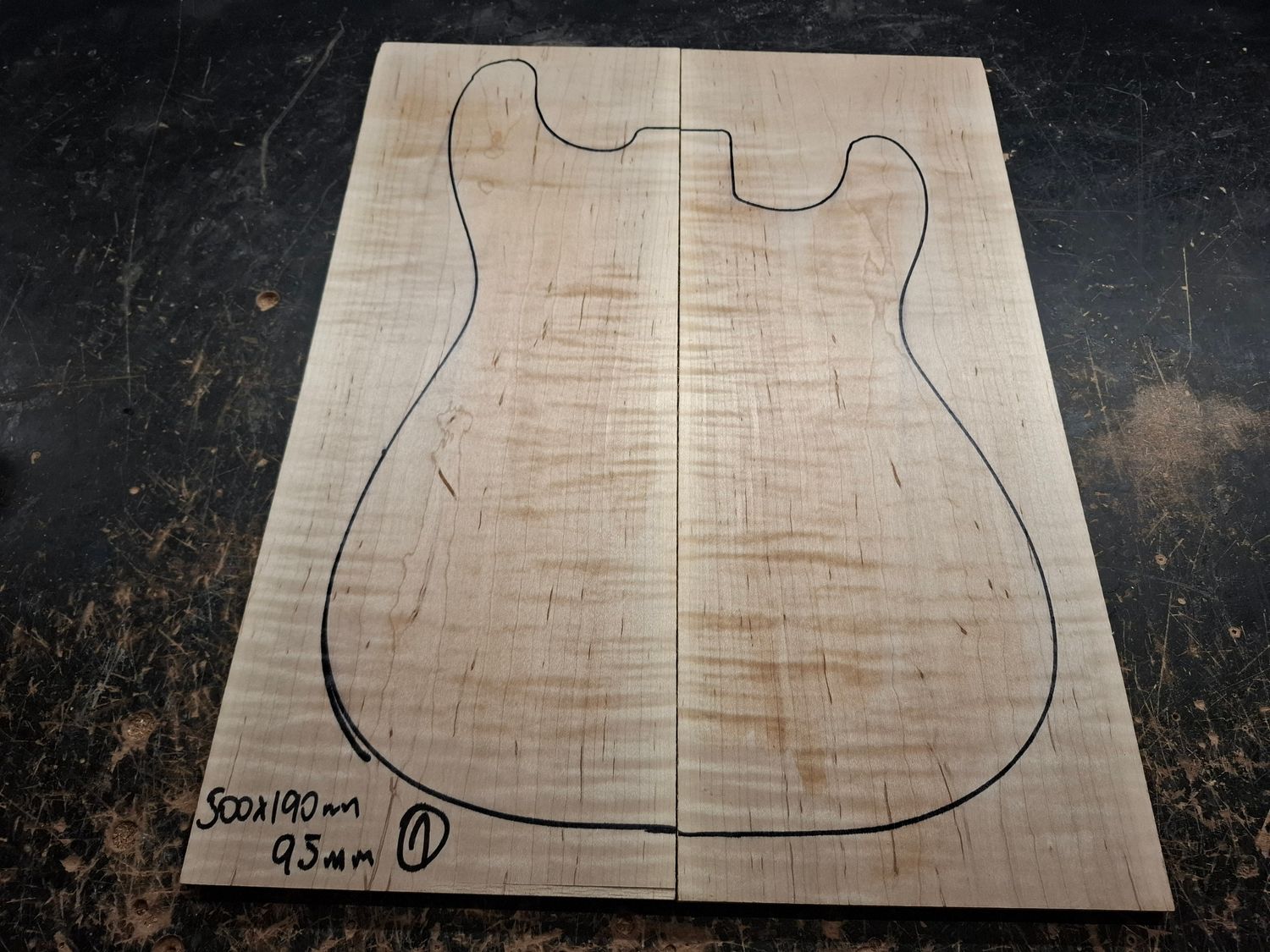 Curly Maple Drop Top 12106