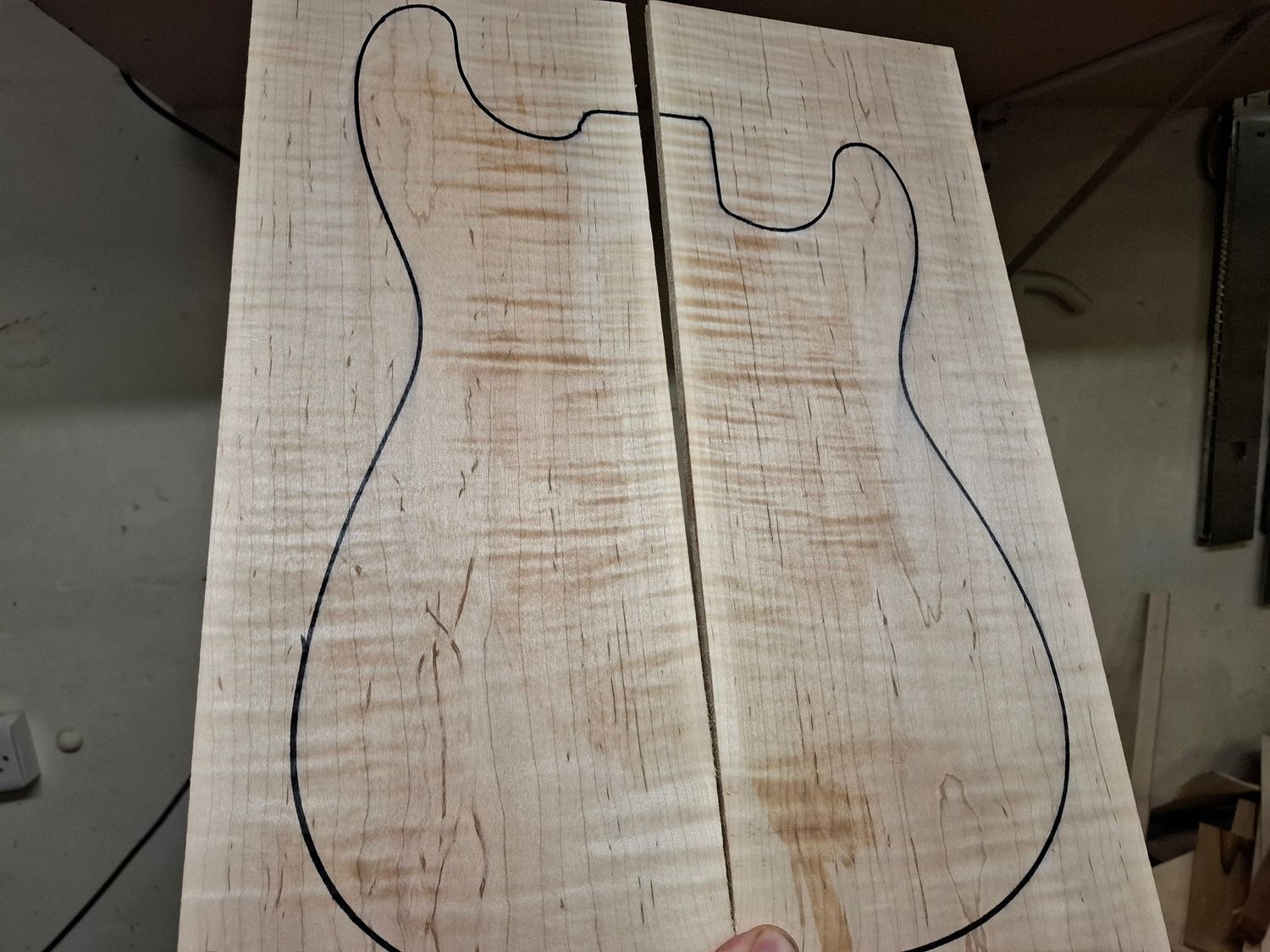 Curly Maple Drop Top 12107