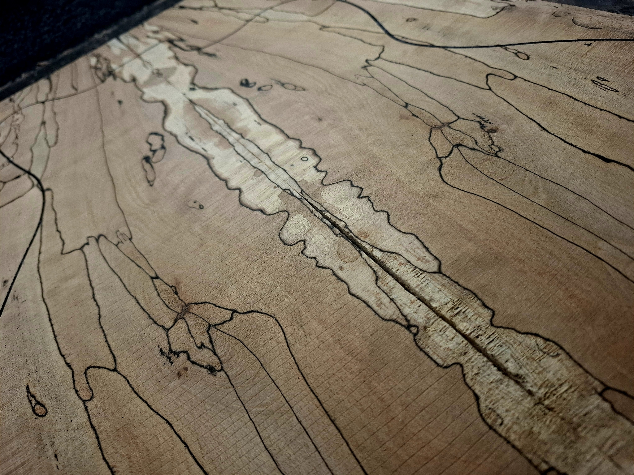 British Spalted Beech Drop Top 12113
