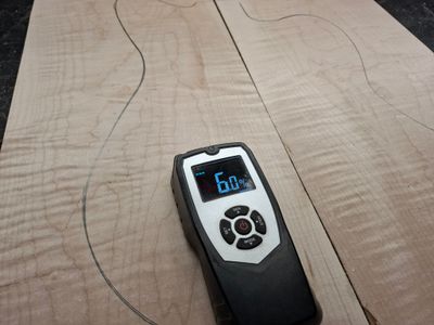 Large American Curly Maple Drop Top 12118