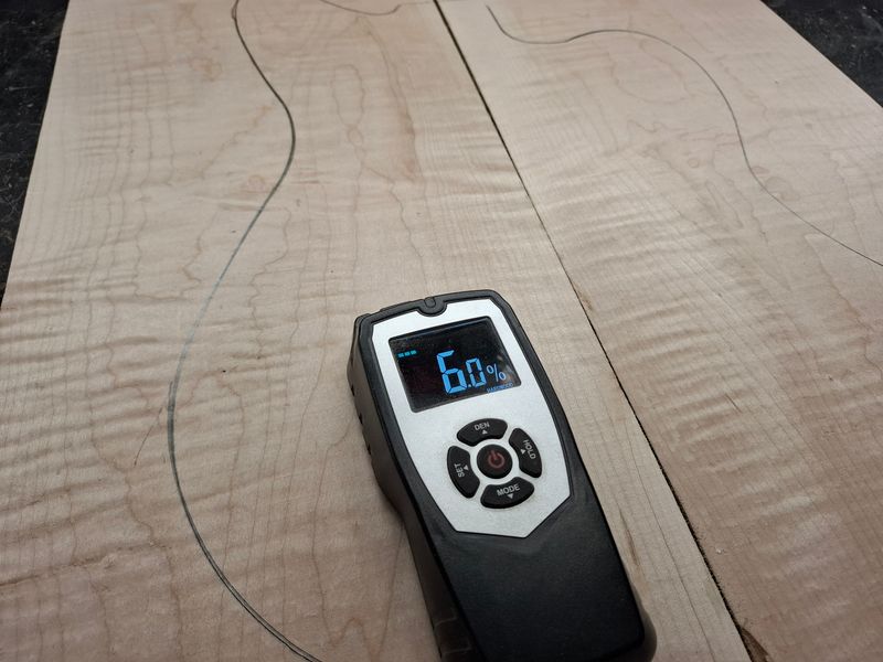 Large American Curly Maple Drop Top 12118 Large American Curly Maple Drop Top 12118