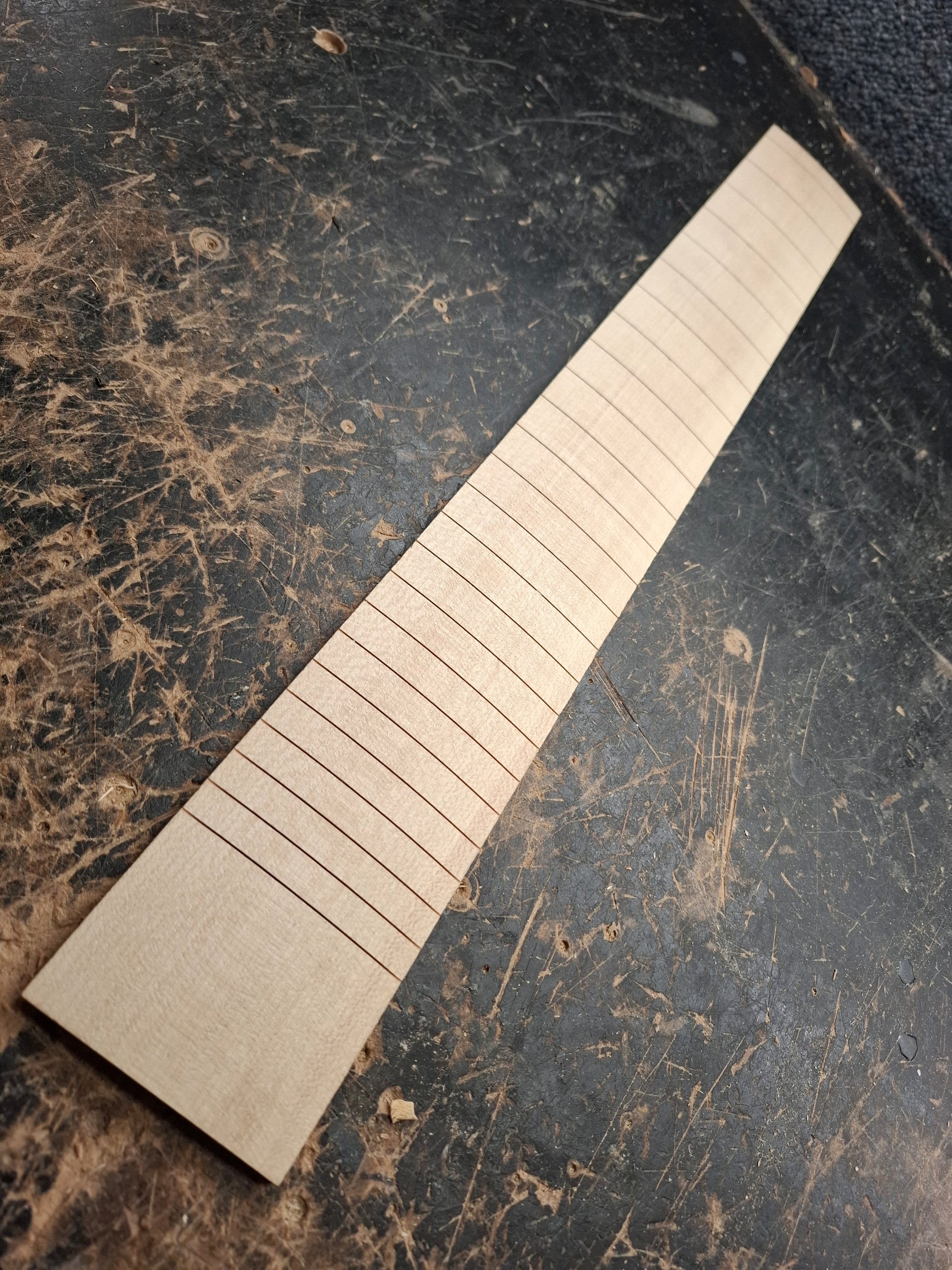 Finished Guitar Fingerboard 24.75
