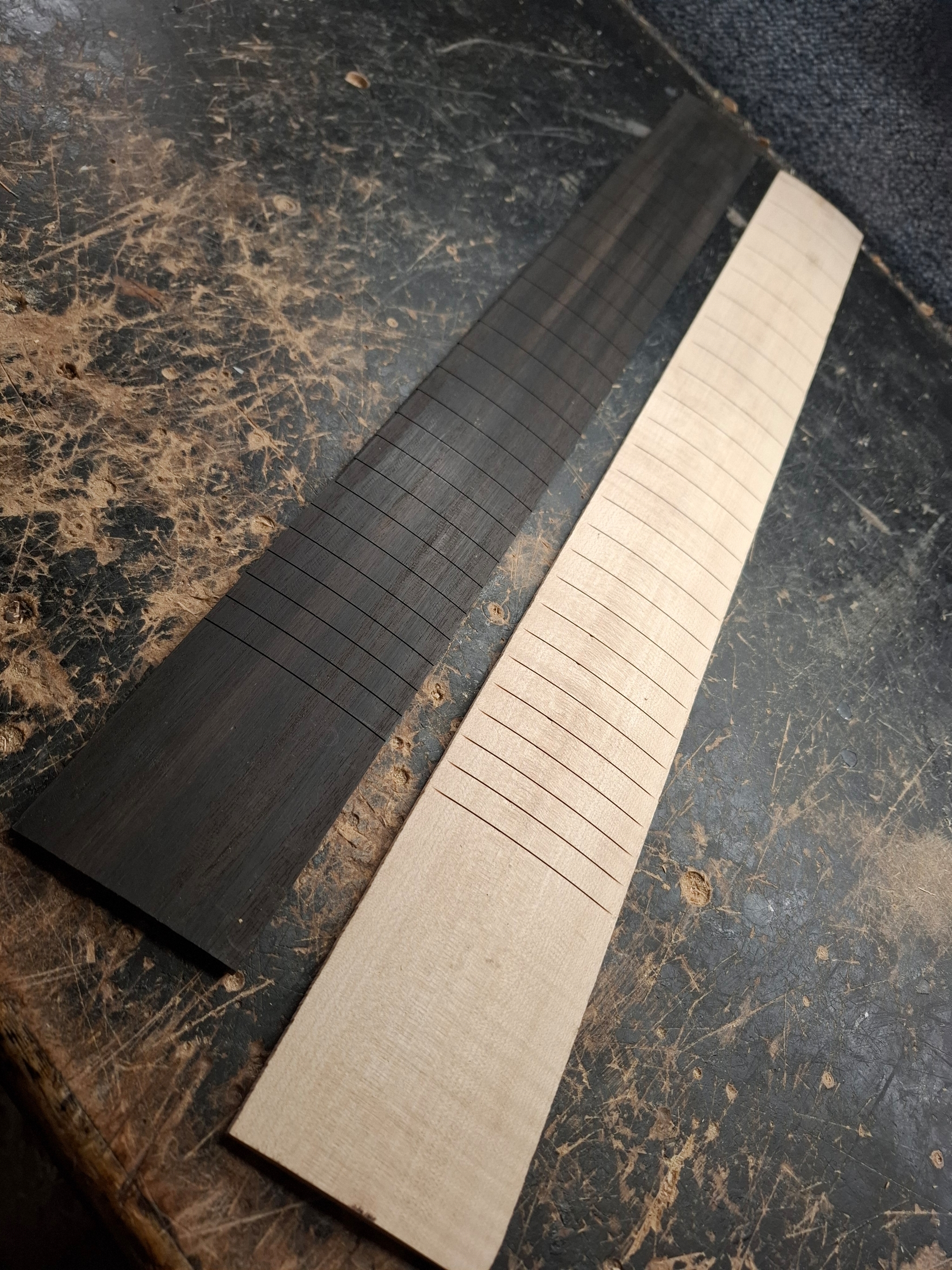 X2 Finished Bass Fingerboards 30