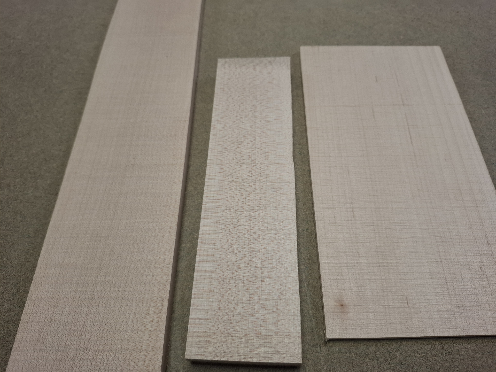 Hard Maple Fingerboard, Bridge and Headplate Combo