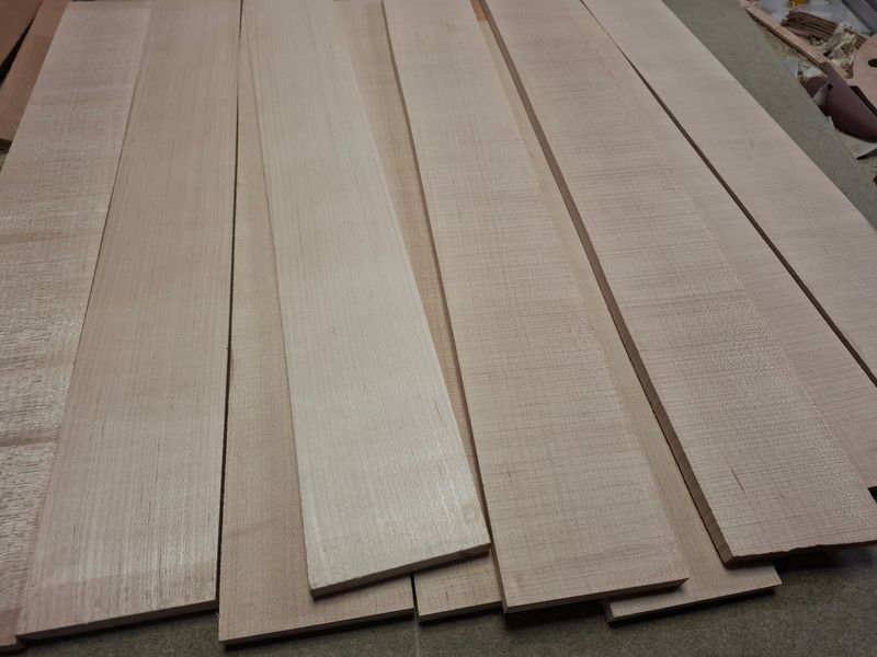 Hard Maple Fingerboard Blank Hard Maple Fingerboard Blank