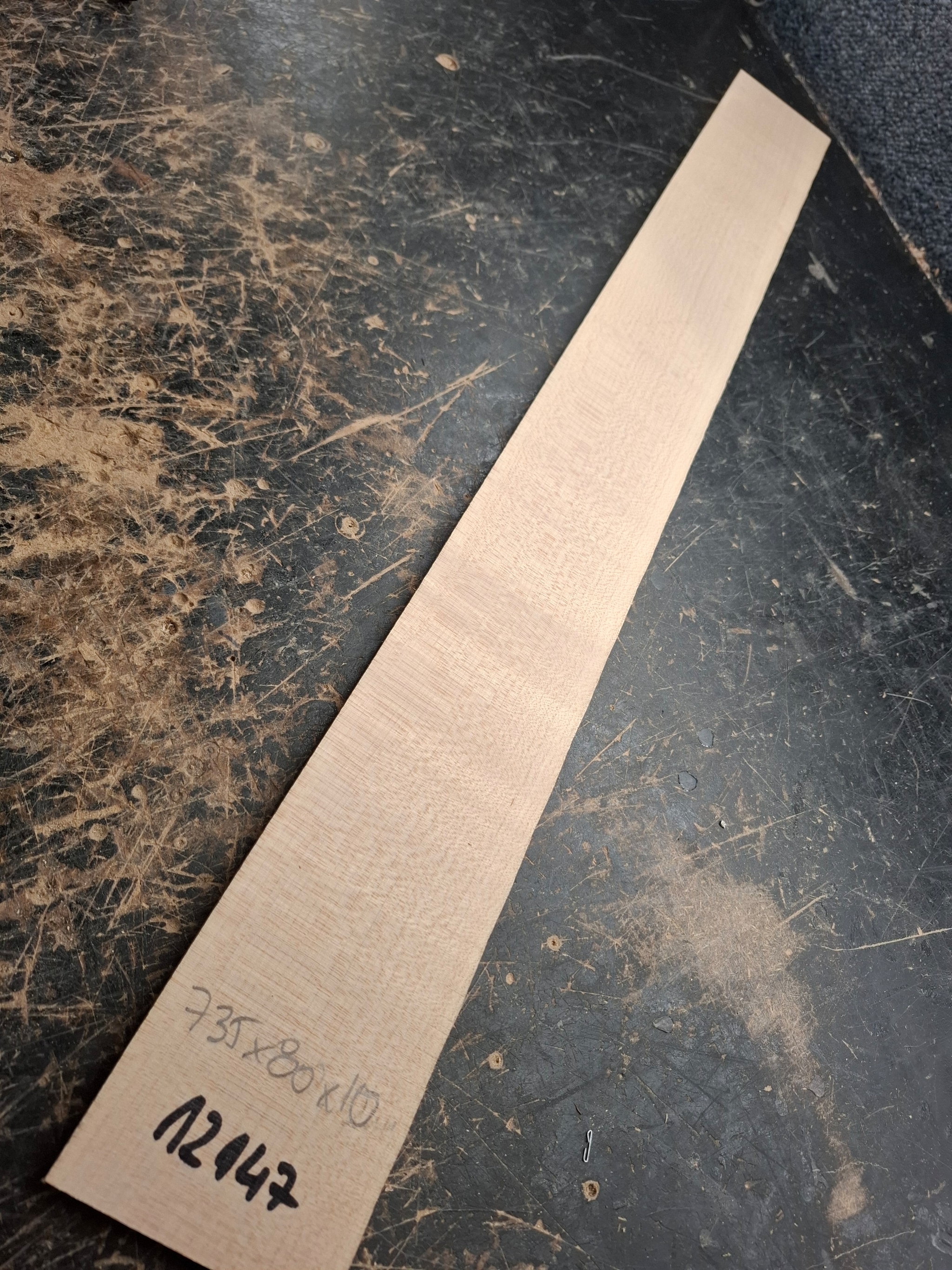 American Hard Maple Bass Fingerboard Blank 12147