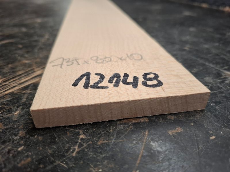 American Hard Maple Bass Fingerboard Blank 12148 American Hard Maple Bass Fingerboard Blank 12148