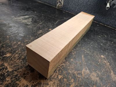 Ukulele Neck Blank Hard Maple 460x75x75 mm Ukulele Neck Blank Hard Maple 460x75x75 mm