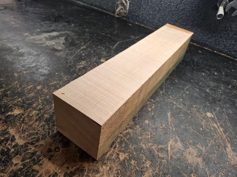 Ukulele Neck Blank Hard Maple 460x75x75 mm Ukulele Neck Blank Hard Maple 460x75x75 mm