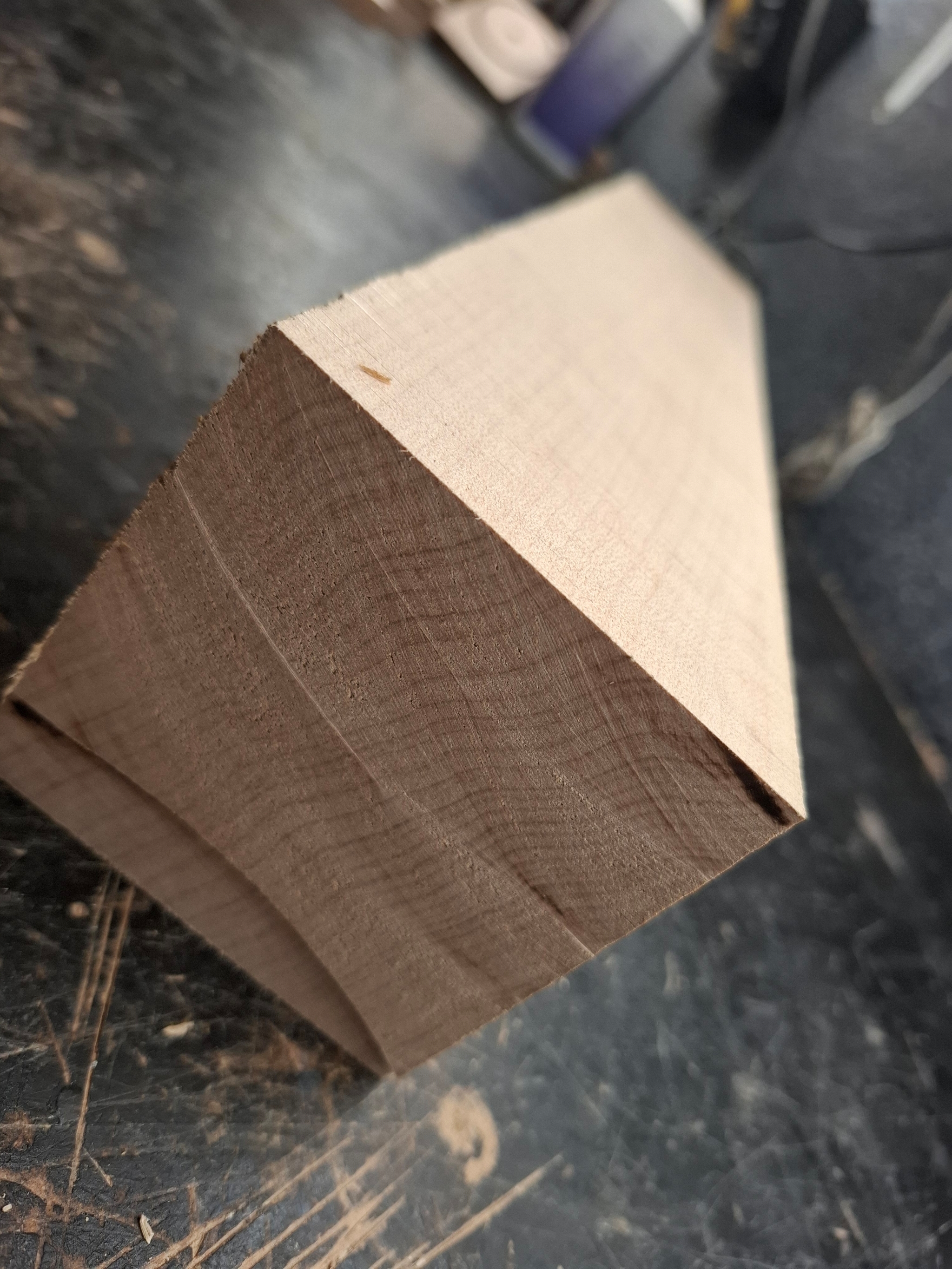 Ukulele Neck Blank Hard Maple 460x75x75 mm