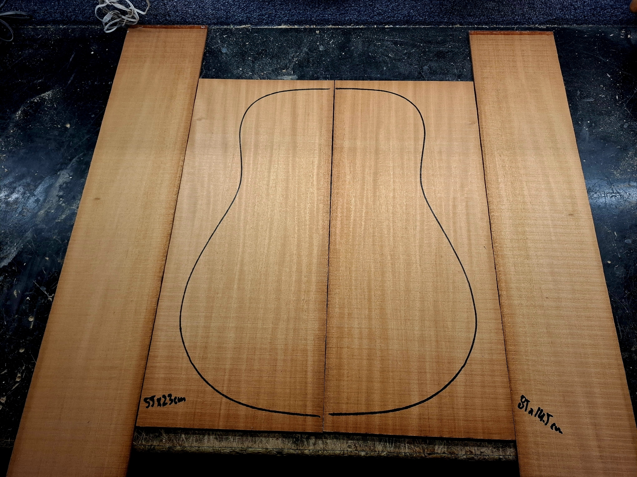 Indian Mahogany Back and Sides 12162