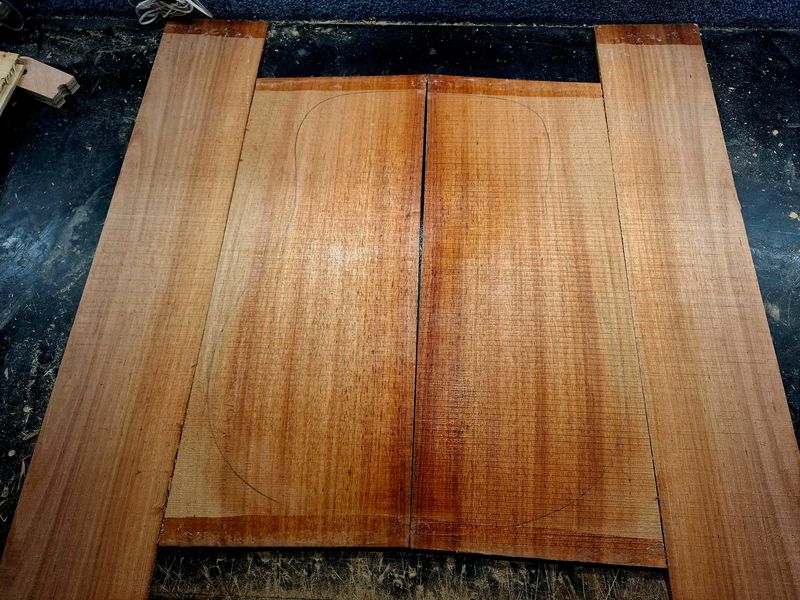 Australian Blackwood Back and Sides Set 12191 Australian Blackwood Back and Sides Set 12191