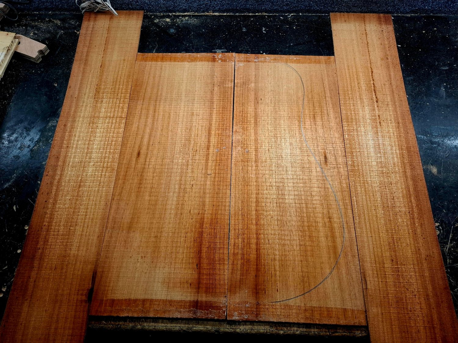 Australian Blackwood Back and Sides Set 12192 Australian Blackwood Back and Sides Set 12192