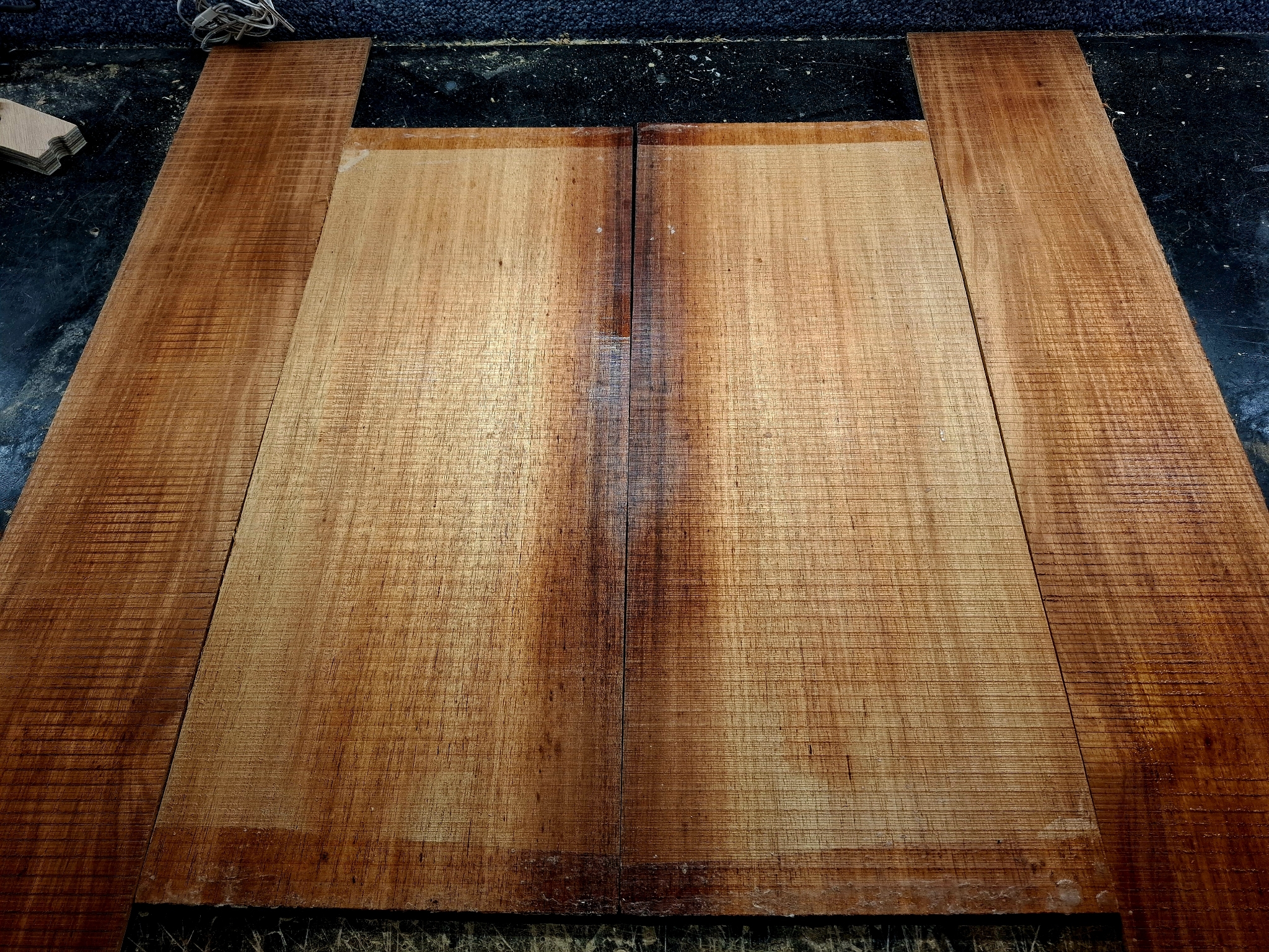 Australian Blackwood Back and Sides Set 12193