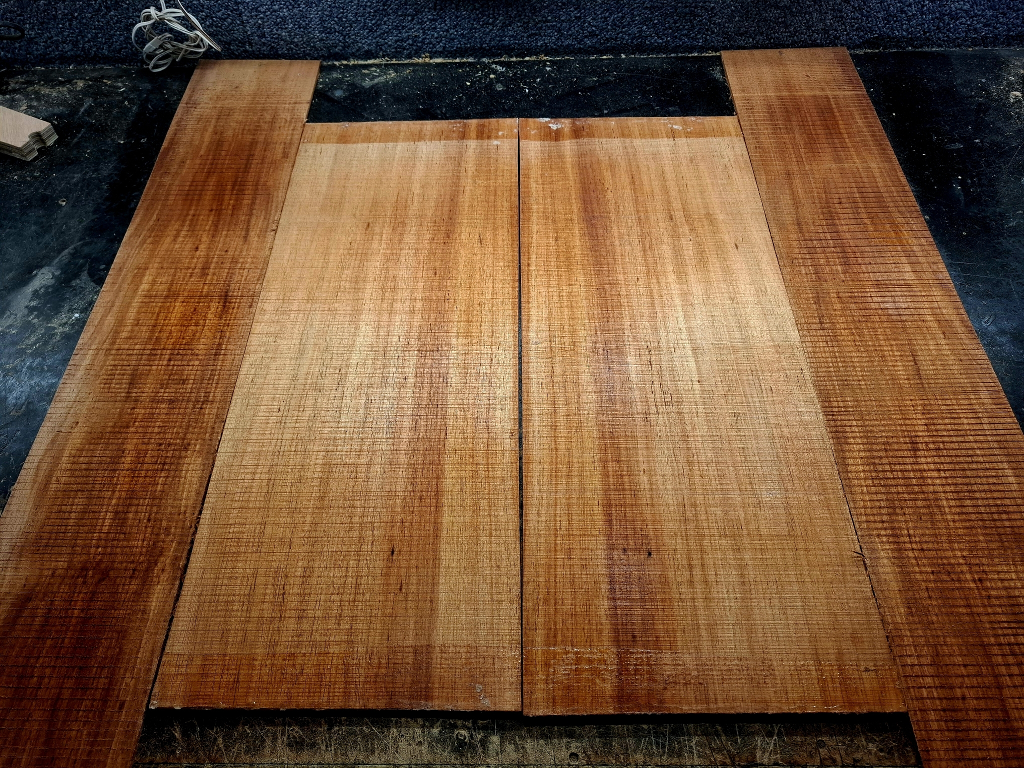 Australian Blackwood Back and Sides Set 12194