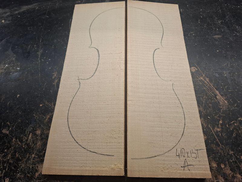 European Spruce Violin Wedges A 12202 European Spruce Violin Wedges A 12202