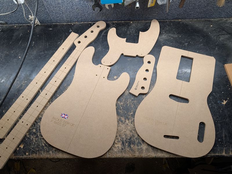 P Bass Set of Templates