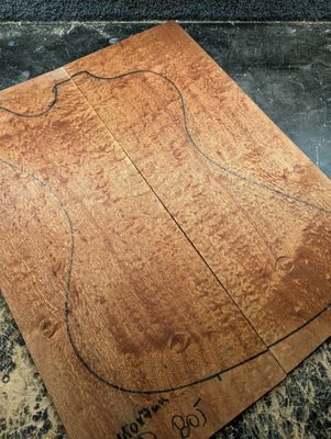 Quilted Sapele Drop Top 805 Quilted Sapele Drop Top 805