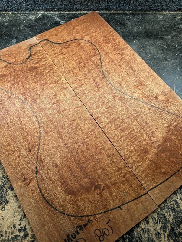 Quilted Sapele Drop Top 805 Quilted Sapele Drop Top 805