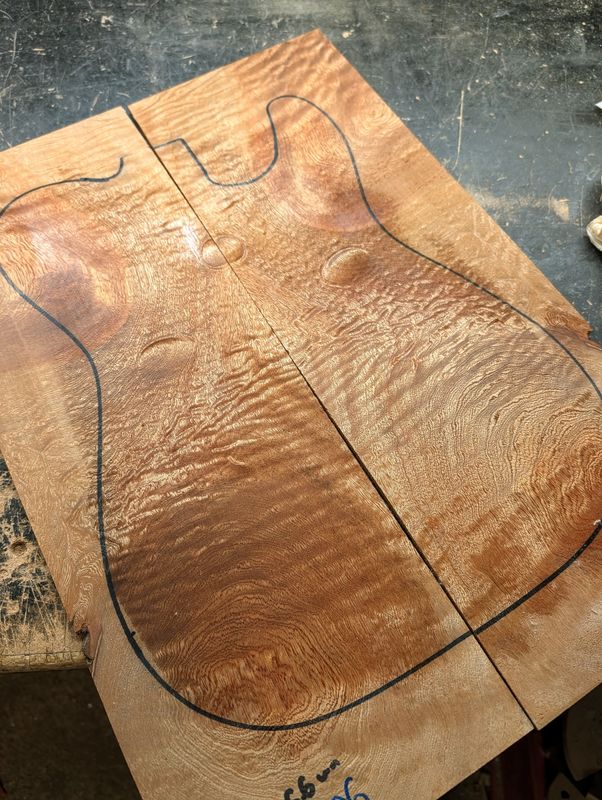 Quilted Sapele Drop Top 806 Quilted Sapele Drop Top 806