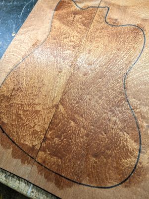 Sapele Pommele Figured Drop Top 803