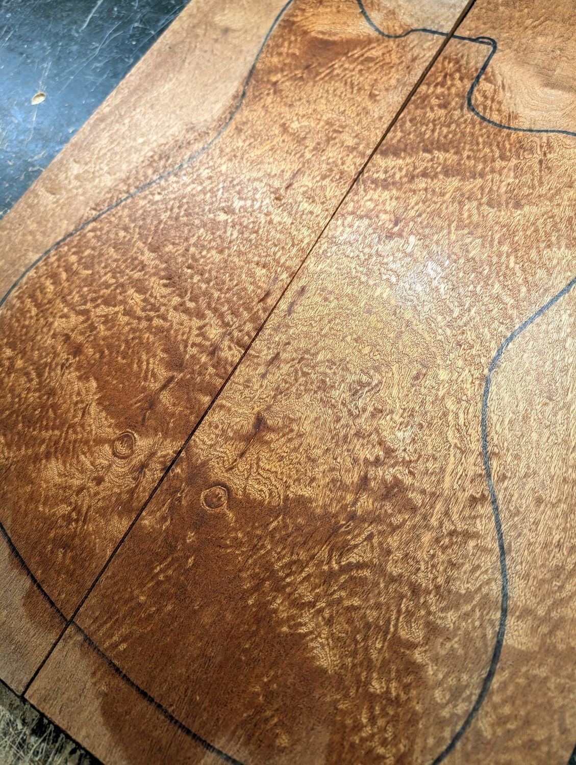 Sapele Pommele Figured Drop Top 801 Sapele Pommele Figured Drop Top 801