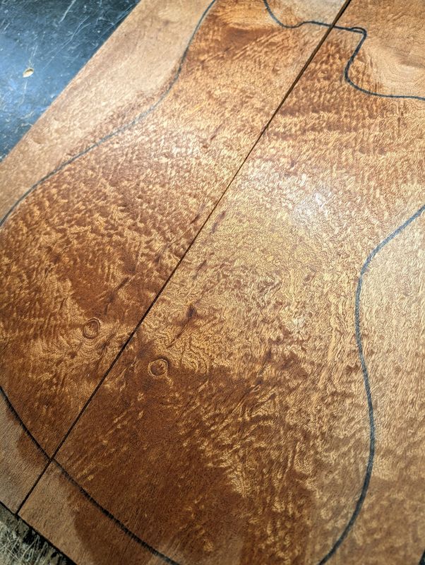 Sapele Pommele Figured Drop Top 801 Sapele Pommele Figured Drop Top 801