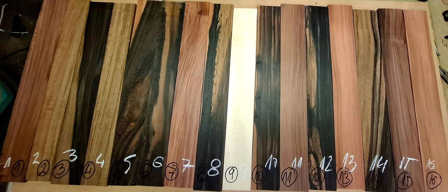 Mixed Species Fingerboards Mixed Species Fingerboards