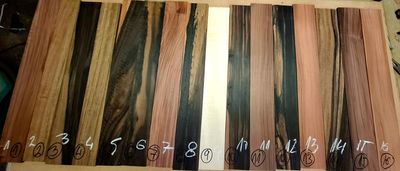 Mixed Species Fingerboards Mixed Species Fingerboards