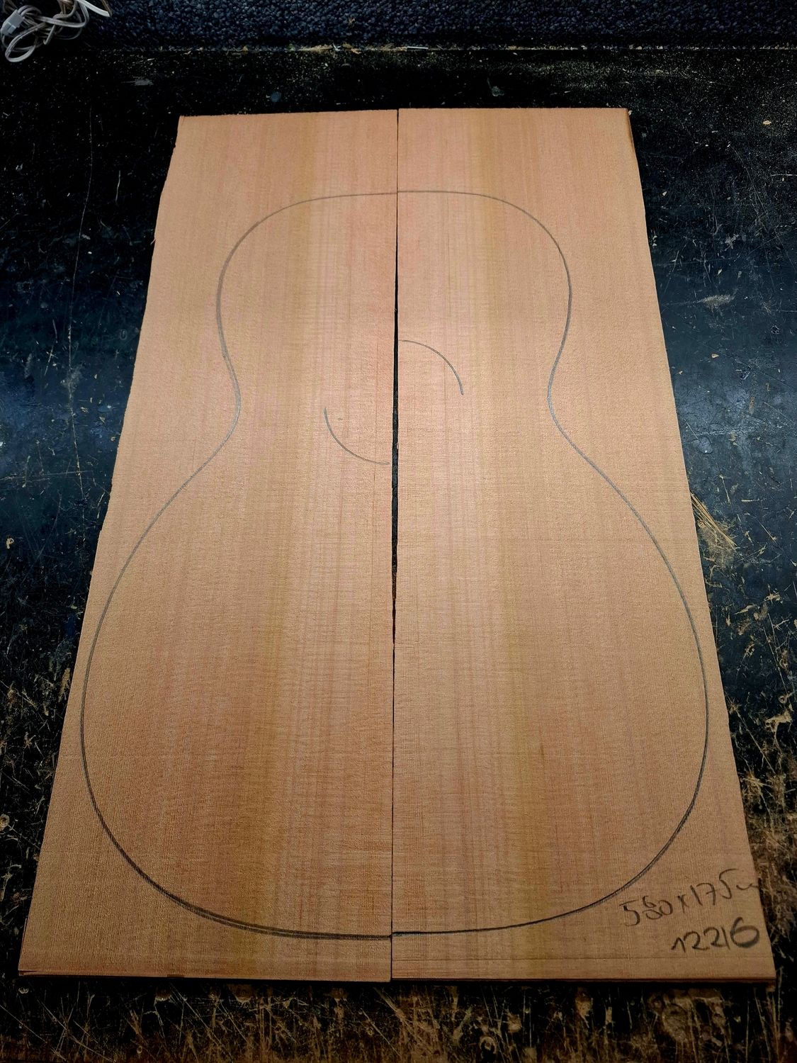 Canadian Cedar Parlour Soundboard 12216