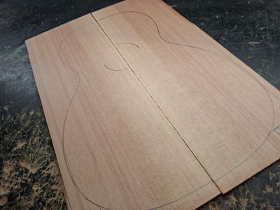 Canadian Cedar Parlour Soundboard 12218