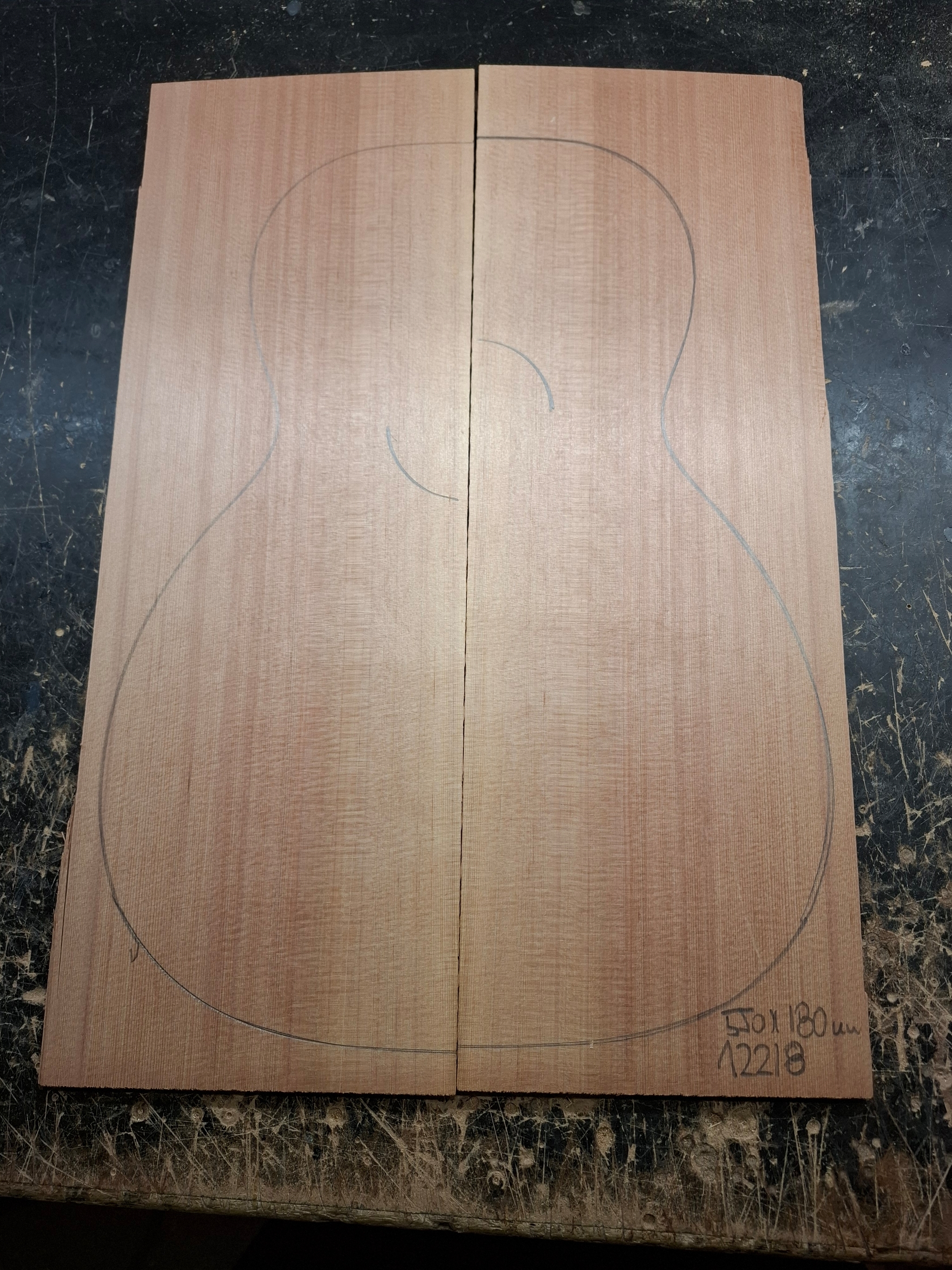 Canadian Cedar Parlour Soundboard 12218