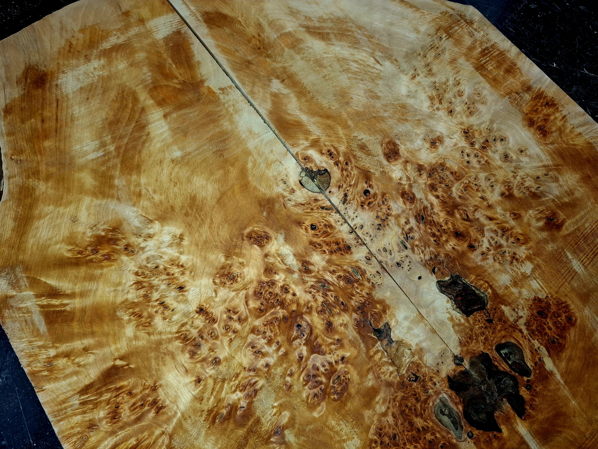 British Burl Alder Drop Top 12207