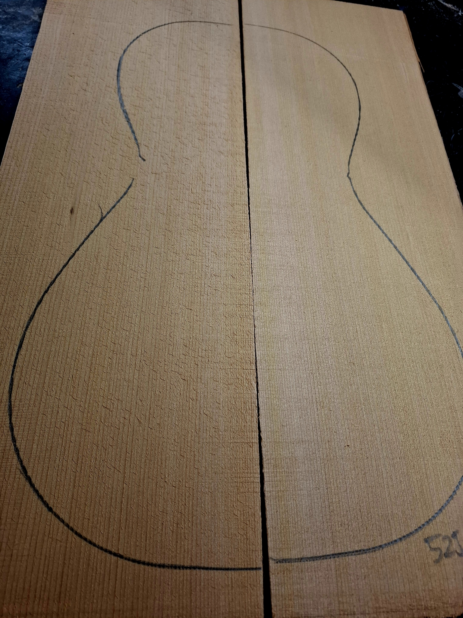 Canadian Cedar Parlour Soundboard 12219