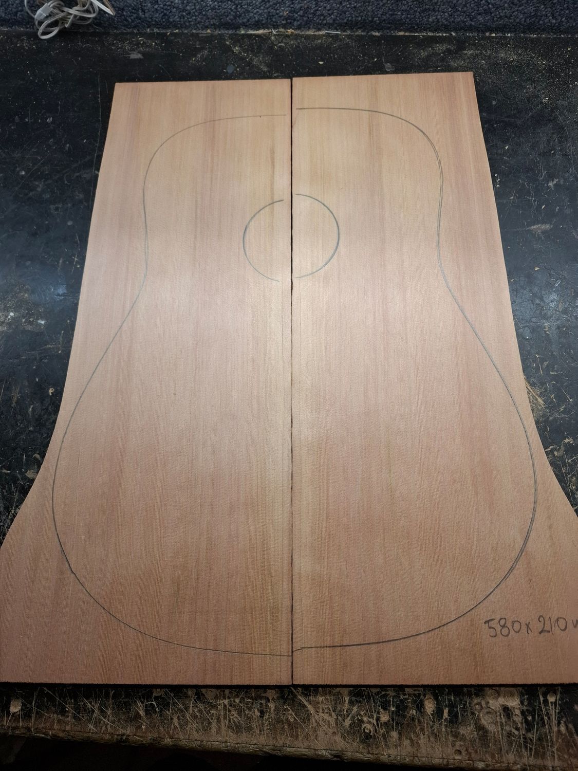 Canadian Cedar Soundboard 12221