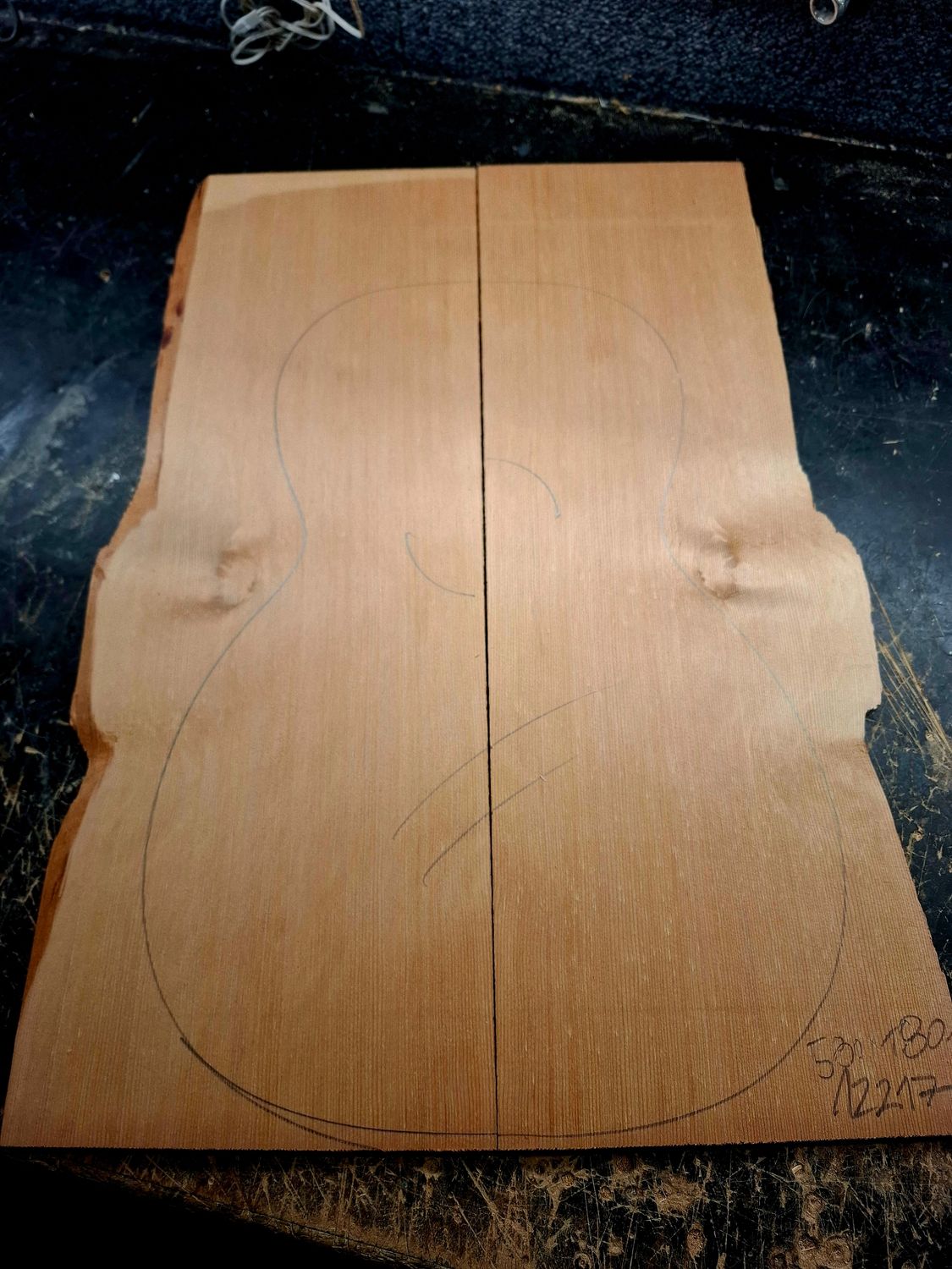 Canadian Cedar Parlour Soundboard 12217