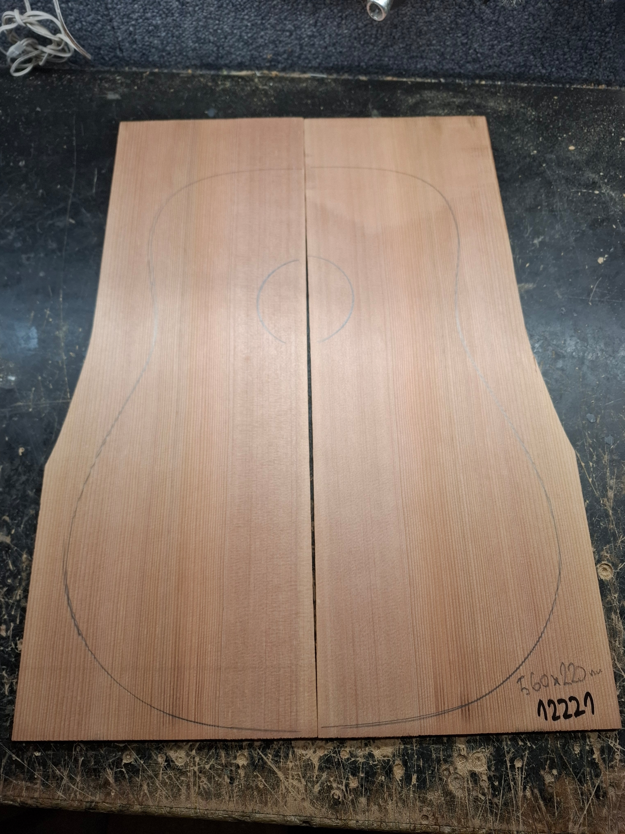 Canadian Cedar Soundboard 12221