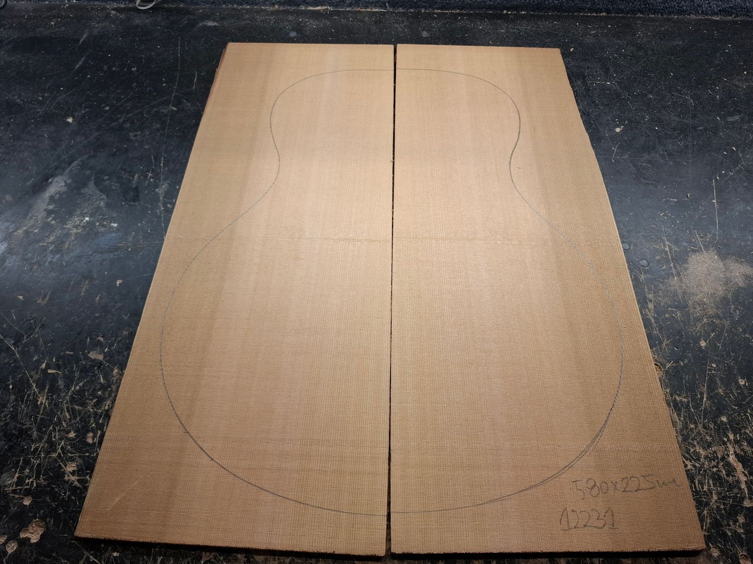 Large Canadian Cedar Soundboard 12231