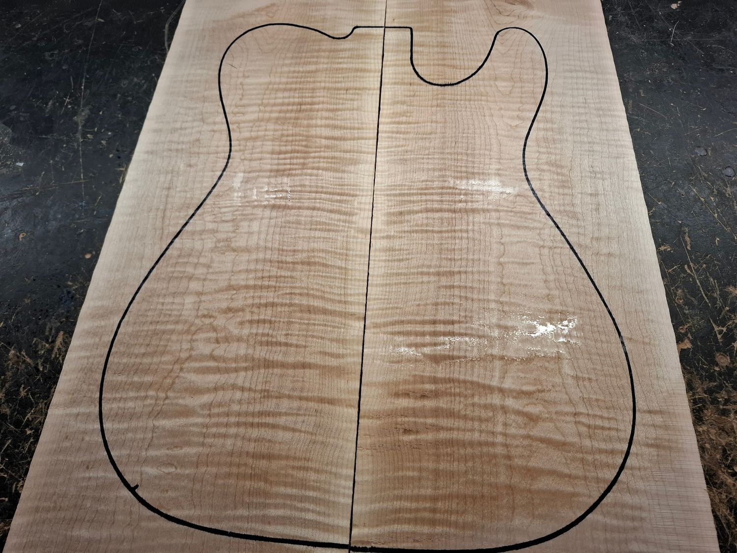 Curly Maple Drop Top 12233