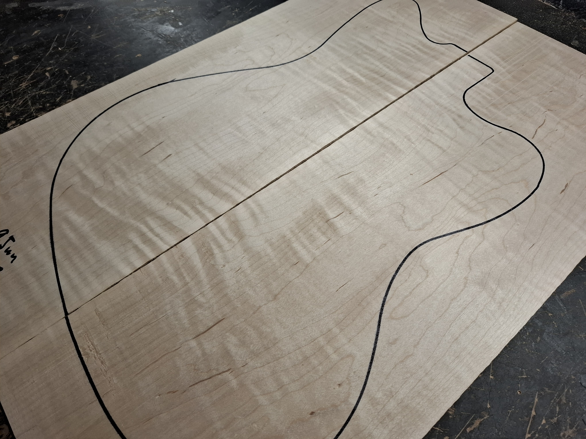 Curly Maple Drop Top 12236