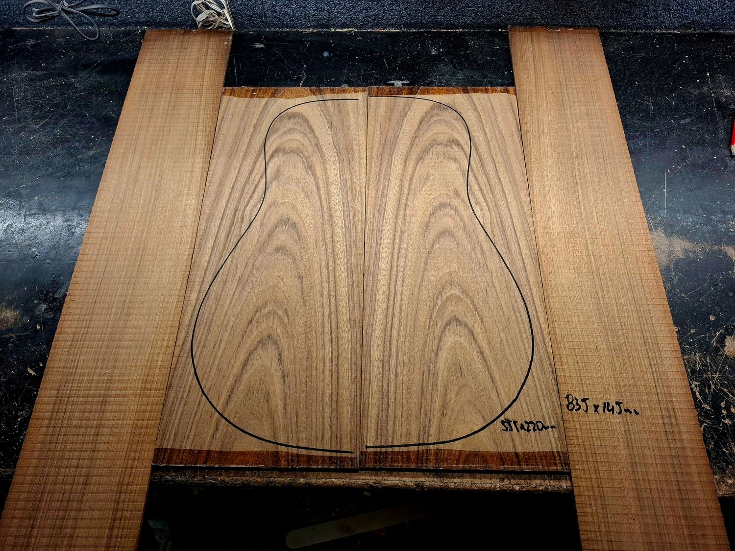 Ovangkol Back and Sides 12229