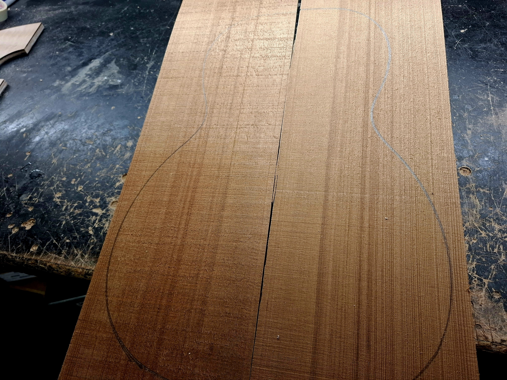 Canadian Cedar Parlour Soundboard 12232