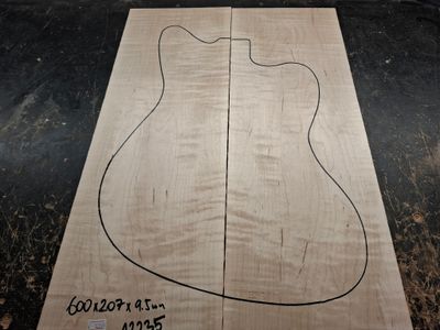 Curly Maple Drop Top 12235 Curly Maple Drop Top 12235