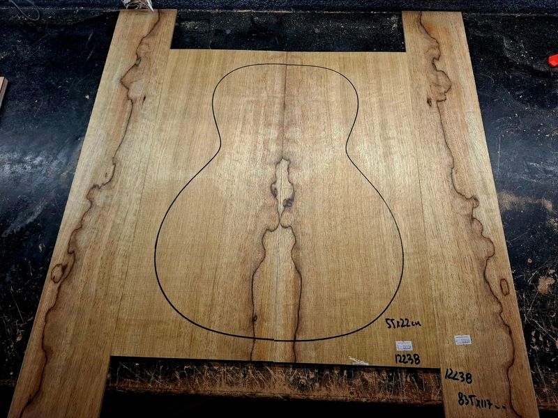 Black Limba Korina Back and Sides 12238