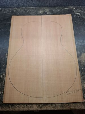 Large Canadian Cedar Soundboard 12239