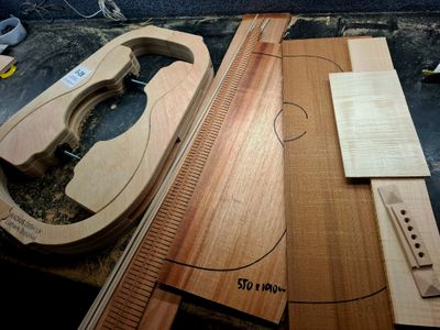 0-28 Acoustic Guitar Making Kit – Includes Tonewood & Guitar Mould 12240