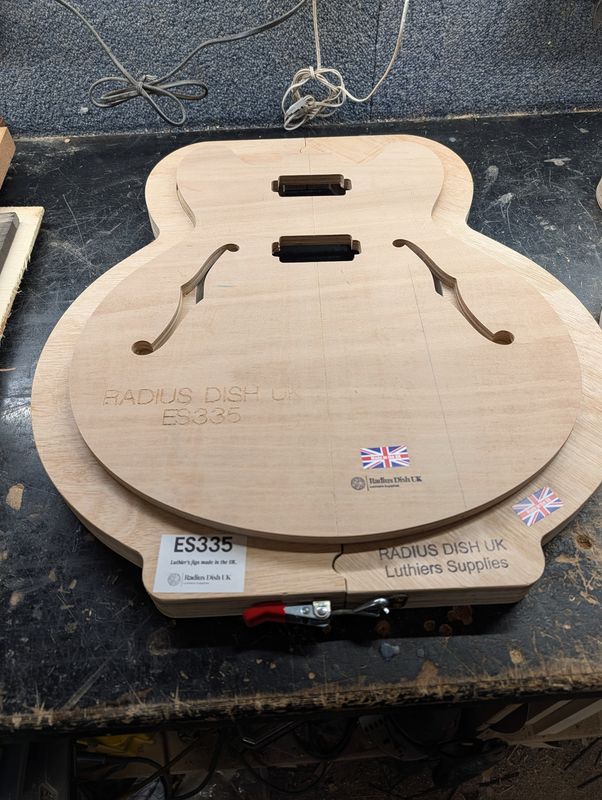 ES335 Guitar Making Mould & Soundboard Template
